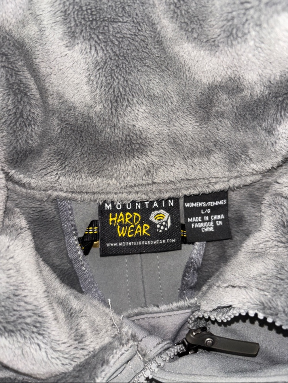 Mountain Hardwear Women's Gray Trench Softshell Coat Size Large - Picture 6 of 10
